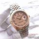 2018 Fake Rolex Day-Date II 41mm Watch 2-Tone Rose Gold Pink Gold Diamond (2)_th.jpg